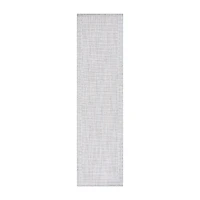 Martha Stewart Britt Stripe 26" X 96" Indoor Rectangular Runner"