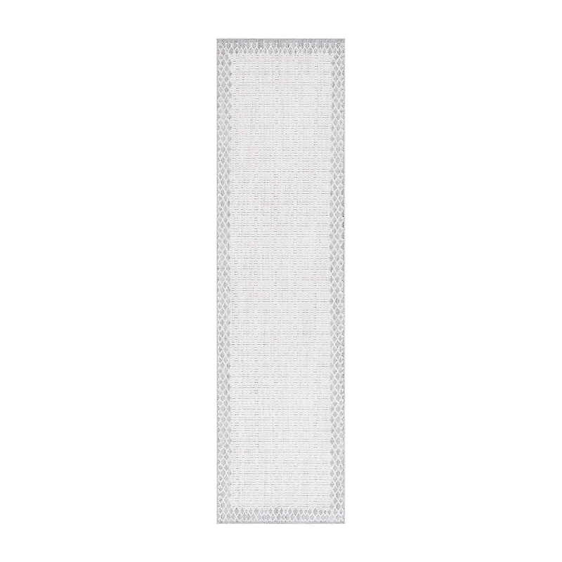 Martha Stewart Rio Bordered 26" X 96" Indoor Rectangular Runner"