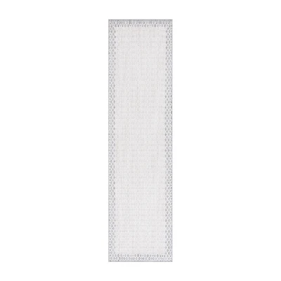 Martha Stewart Rio Bordered 26" X 96" Indoor Rectangular Runner"