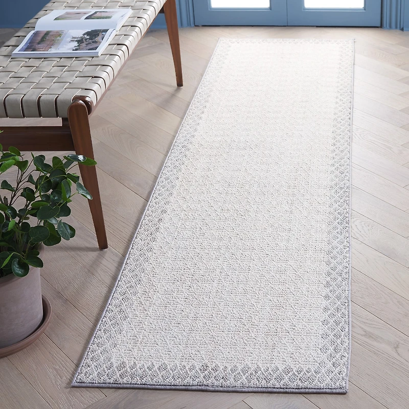 Martha Stewart Rio Bordered 26" X 96" Indoor Rectangular Runner"