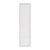Martha Stewart Tomas Bordered 26" X 96" Indoor Rectangular Runner