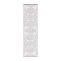 Martha Stewart Tony Geometric 26" X 96" Indoor Rectangular Runner"