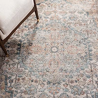 Martha Stewart May Medallion 6'7" X 6'7" Indoor Square Area Rug