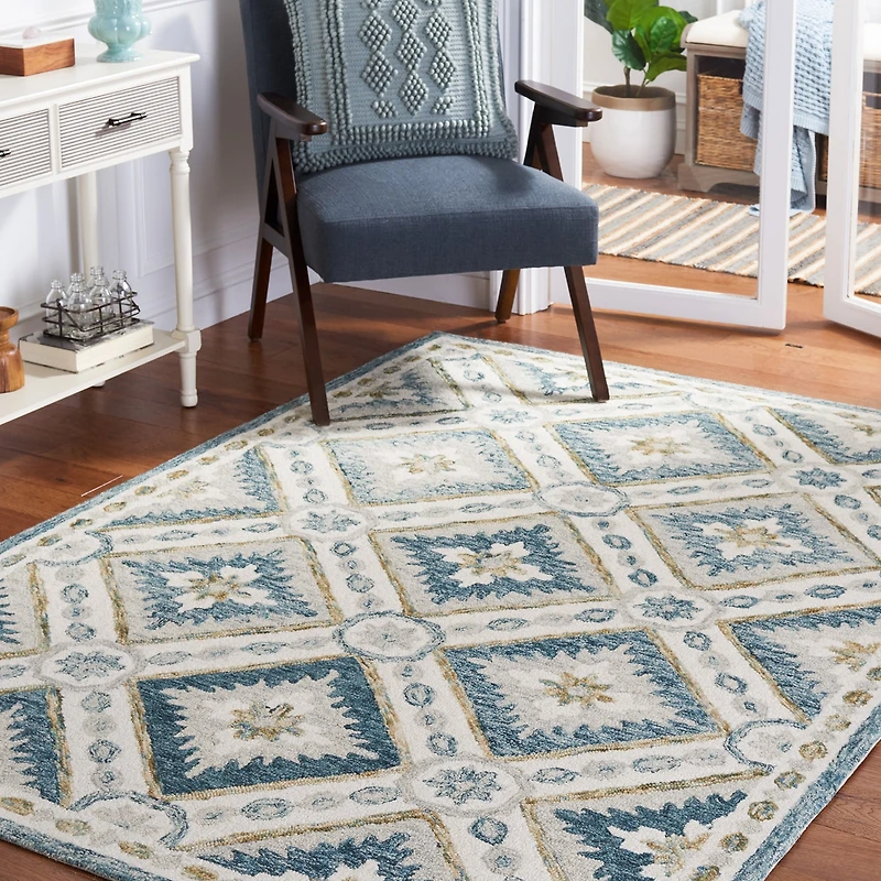 Martha Stewart Zuri Floral Hand Tufted 36" X 60" Indoor Rectangle Accent Rug