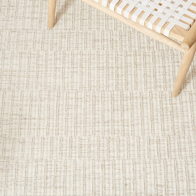 Martha Stewart Faye Stripe Loomed Indoor Rectangular Area Rug