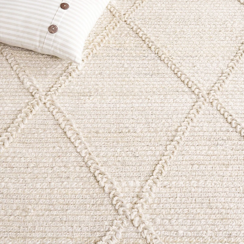 Martha Stewart Iona Solid Woven Indoor Rectangular Area Rug
