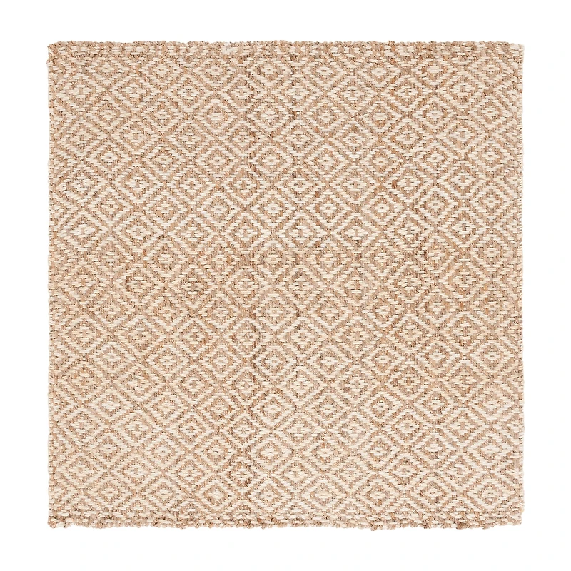 Martha Stewart Nell Bordered Woven 6' X 6' Indoor Square Area Rug