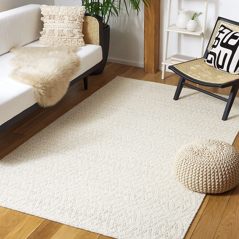 Martha Stewart Shia Floral Loomed 9' X 12' Indoor Rectangular Area Rug