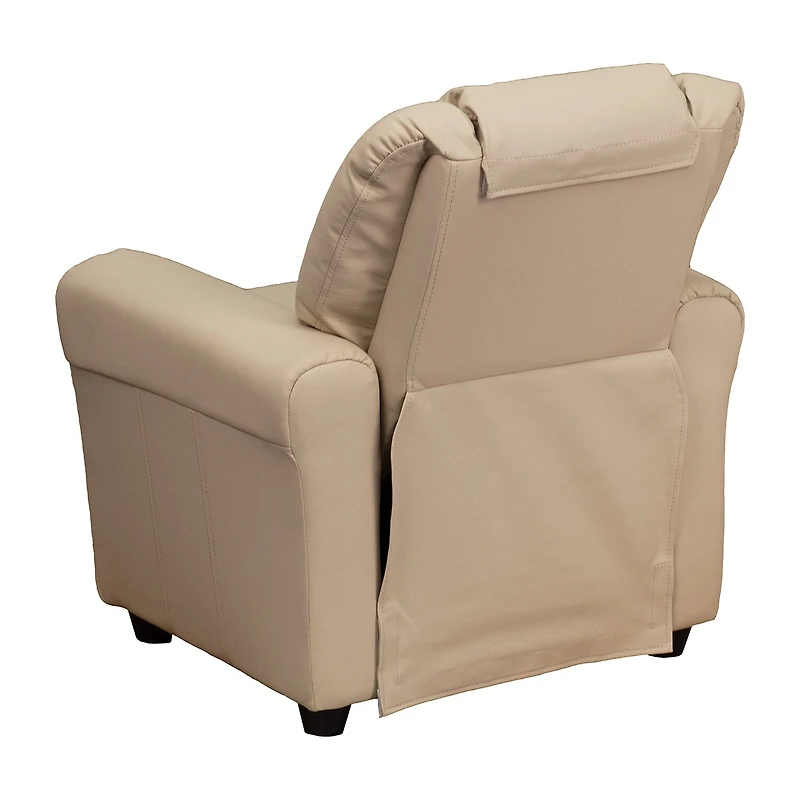 Vana Plush Recliner with Cup Holder for Kids