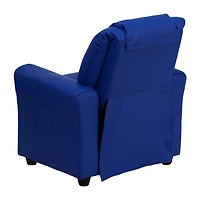 Vana Plush Recliner with Cup Holder for Kids