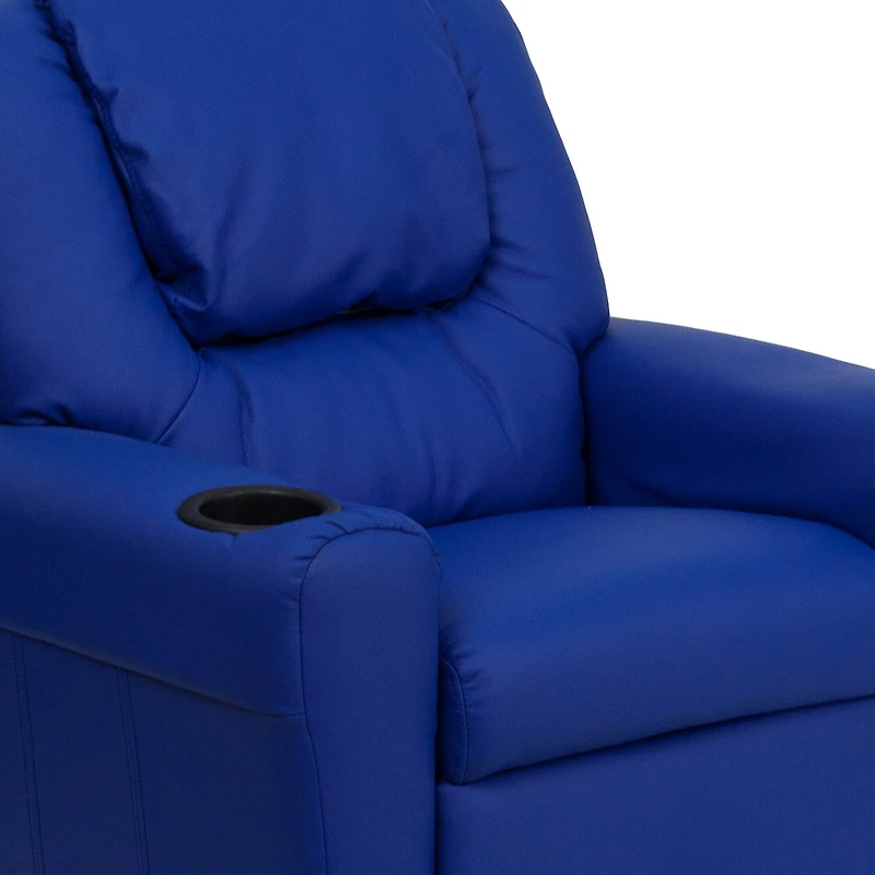 Vana Plush Recliner with Cup Holder for Kids