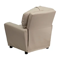 Chandler Plush Recliner with Cup Holder for Kids