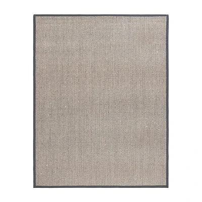 Martha Stewart Naia Bordered Indoor Rectangular Area Rug