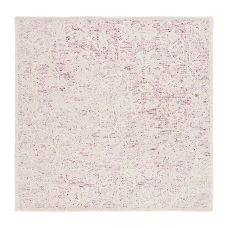 Martha Stewart Edi Floral 6' X 6' Indoor Square Area Rug