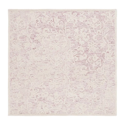 Martha Stewart Edi Floral 6' X 6' Indoor Square Area Rug