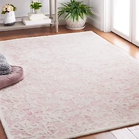 Martha Stewart Edi Floral 6' X 6' Indoor Square Area Rug