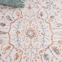 Martha Stewart Nina Floral Indoor Rectangular Area Rug
