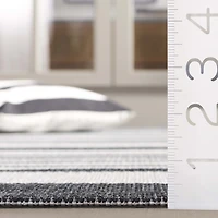Martha Stewart Ripley Stripe 6'7" X 9' Indoor Rectangular Area Rug"