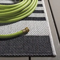 Martha Stewart Ripley Stripe 6'7" X 9' Indoor Rectangular Area Rug"