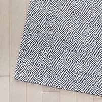 Martha Stewart Ana Geometric Woven 6' X Indoor Square Area Rug