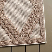 Martha Stewart Lora Geometric Outdoor Rectangular Area Rug