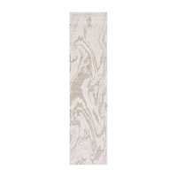 Martha Stewart Dalia Geometric Washable 26" X 108" Outdoor Rectangular Runner"