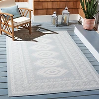 Martha Stewart Meera Medallion Washable Outdoor Rectangular Area Rug