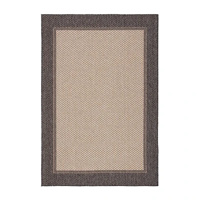 Martha Stewart Zia Bordered Washable Outdoor Rectangular Area Rug