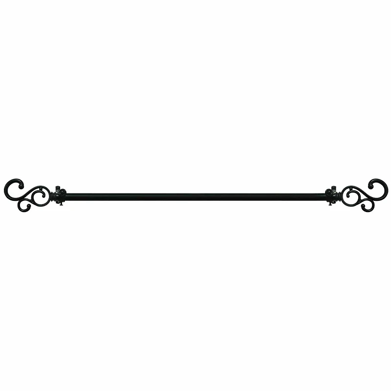 Buono II ¾" Adjustable Curtain Rod with Medley Finial