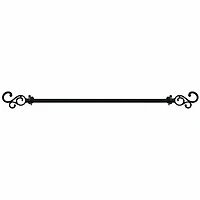 Buono II ¾" Adjustable Curtain Rod with Medley Finial