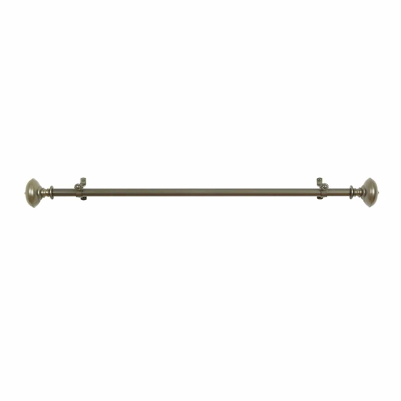 Buono II ¾" Adjustable Curtain Rod with Othello Finial