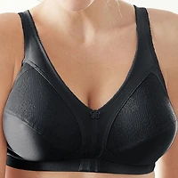 Underscore Fashion Plus Comfort Lace Trim Unlined Wireless Full Coverage Bra