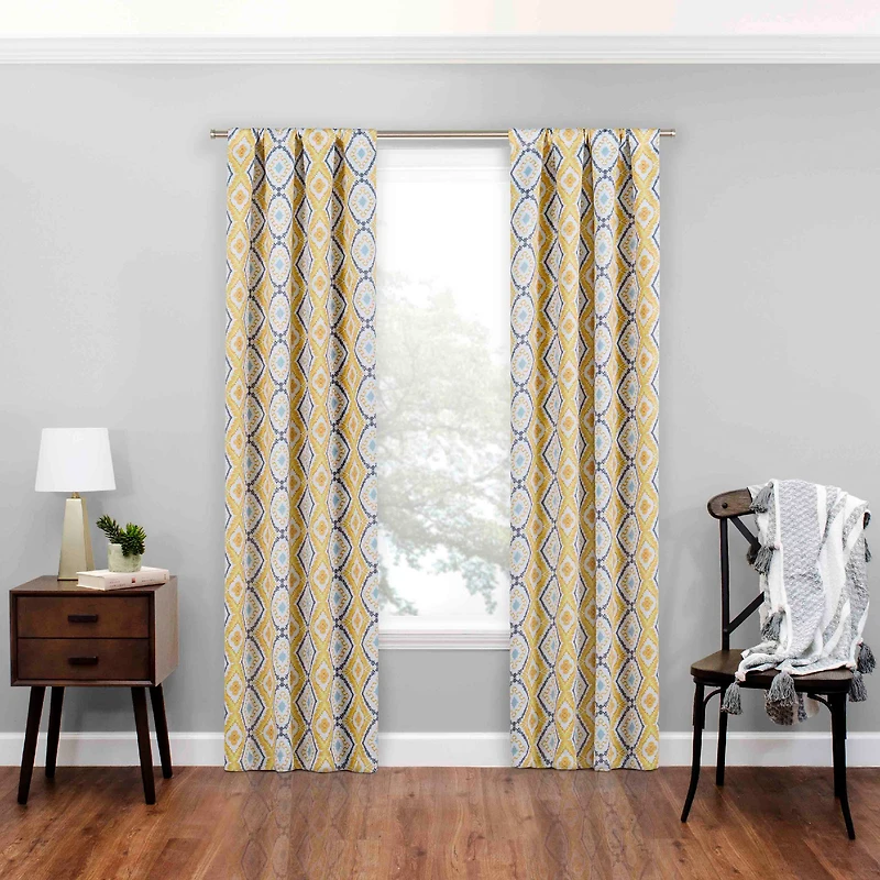 Eclipse Morrow Rod Pocket Energy Saving Blackout Single Curtain Panel