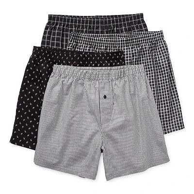 Stafford Woven Mens 4 Pack Boxers 305919