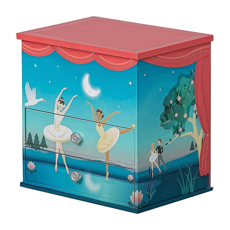 Mele and Co Mariel Balleria Blue Jewelry Box