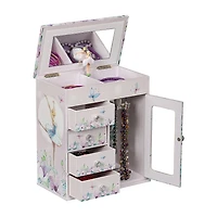 Mele and Co Liliana Ballerina Purple Jewelry Box