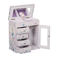 Mele and Co Liliana Ballerina Purple Jewelry Box