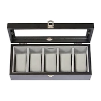 Mele And Co Tate Java-Finish Watch Box