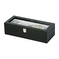 Mele And Co Tate Java-Finish Watch Box