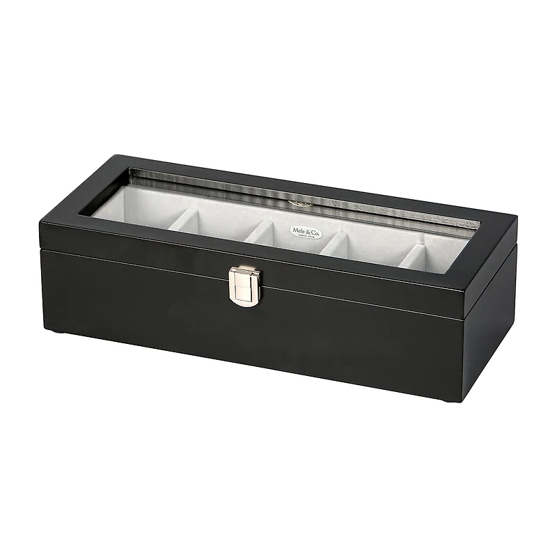 Mele And Co Tate Java-Finish Watch Box