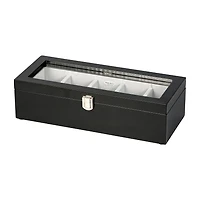 Mele And Co Tate Java-Finish Watch Box