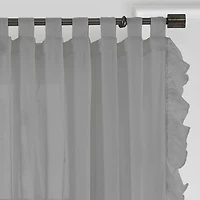 Threadmade Bella Tab Top Sheer Single Curtain Panel