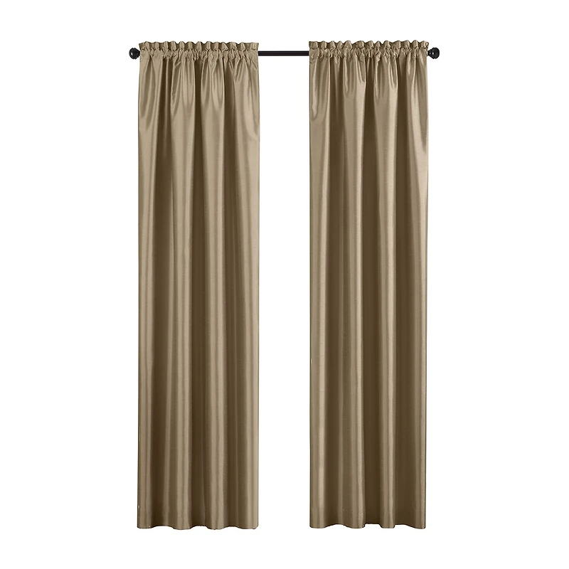 Threadmade Colette Rod Pocket Energy Saving Blackout Single Curtain Panel