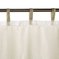 Threadmade Darien Tab Top Sheer Single Outdoor Curtain Panel