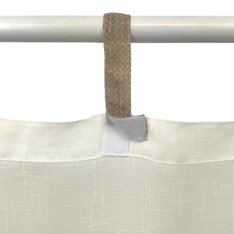 Threadmade Darien Tab Top Sheer Single Outdoor Curtain Panel