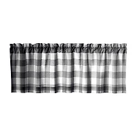 Elrene Home Fashions Farmhouse Living Buffalo Check Rod Pocket Valance