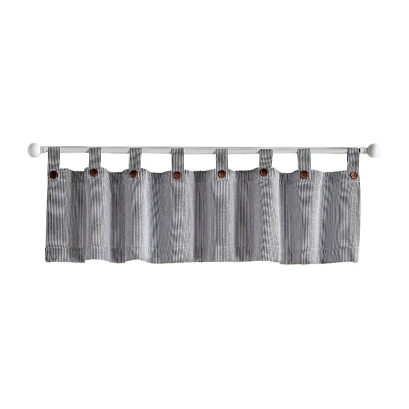 Threadmade Tucker Stripe Tab Top Valance
