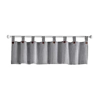 Threadmade Tucker Stripe Tab Top Valance