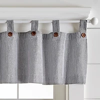 Threadmade Tucker Stripe Tab Top Valance