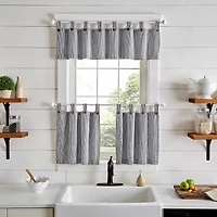 Threadmade Tucker Stripe Tab Top Valance